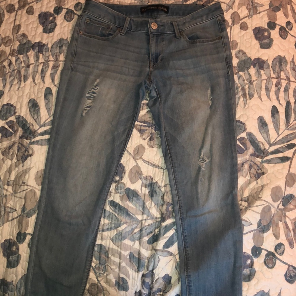 Express distressed jeans